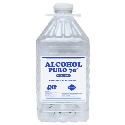 Alcohol 70° QR galón