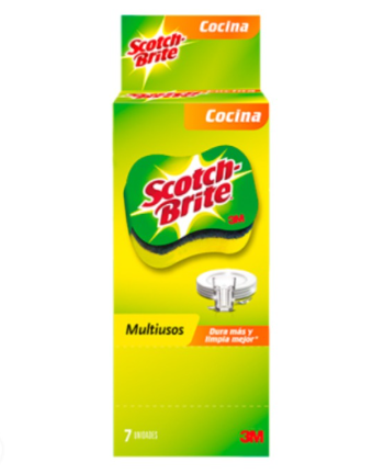 Esponjas Doble Uso Scotch Brite x7 un