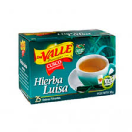 Hierba Luisa Del Valle caja x100 un
