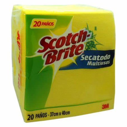 Paños amarillos Scotch Brite x20 unidades