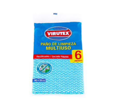 Paños Multiusos Virutex x6 unidades